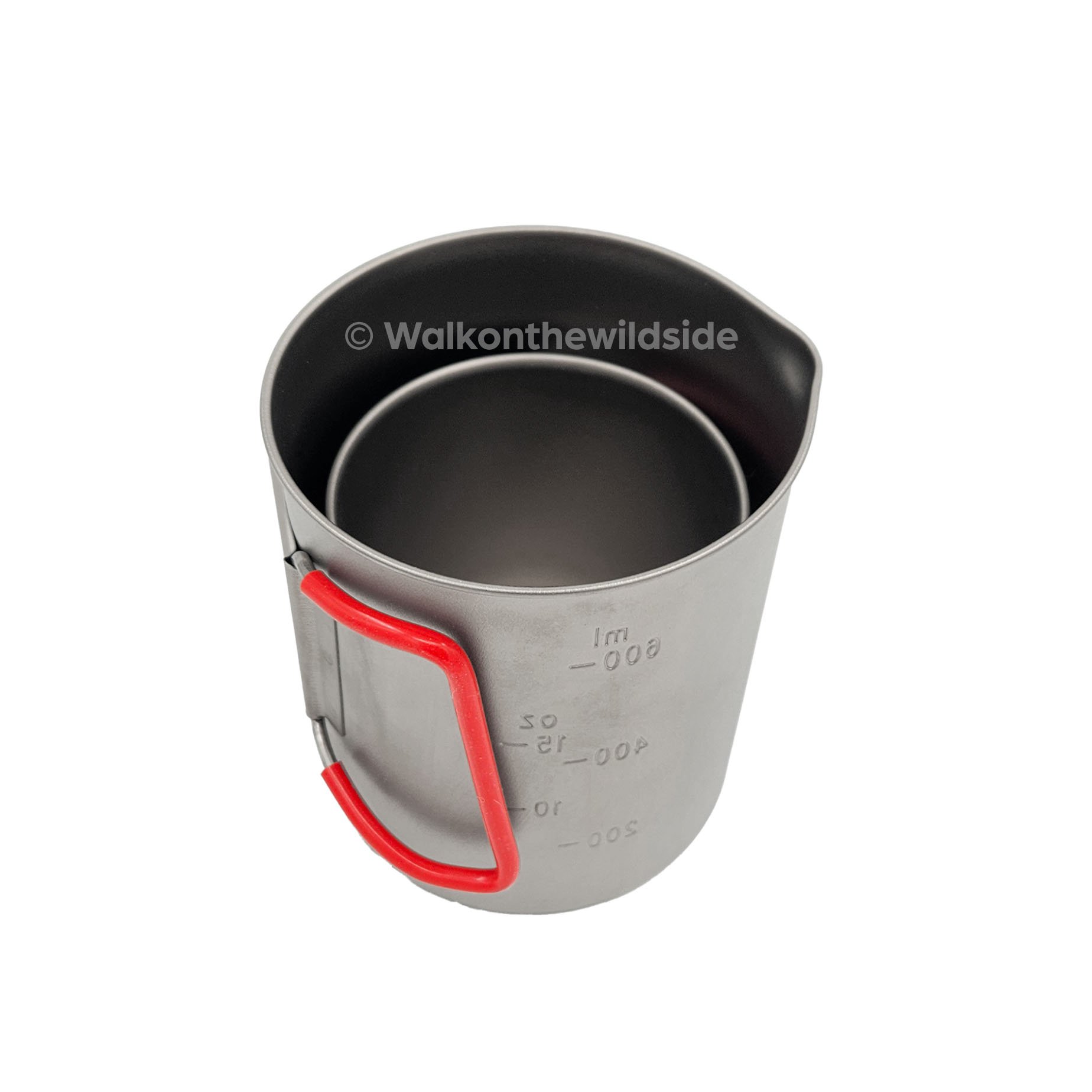 Evernew Pasta Pot S mit TItan Mug FH 400 ml darin